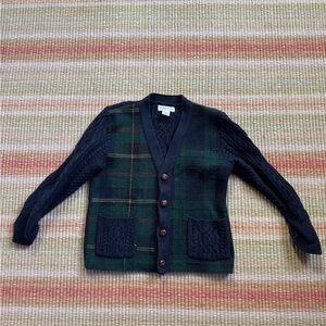 Polo by Ralph Lauren Kids Black Cable Knit Blazer